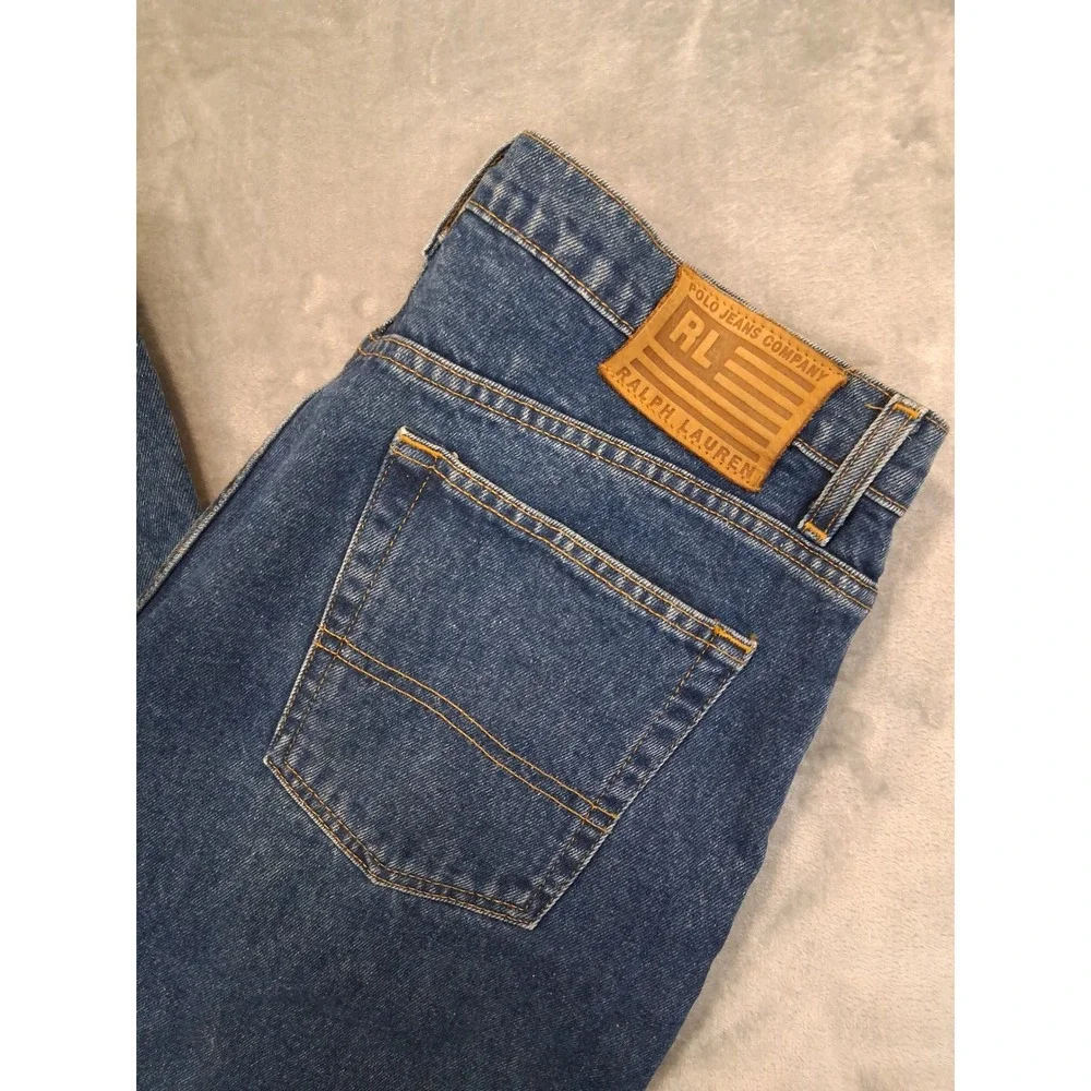 Polo‎ Jeans Co Ralph Lauren Y2K Mens 36x30 Straight Leg Classic Workcore Jeans